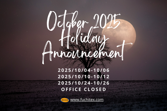 【OFFICE CLOSURE NOTICE】October 2025 Consecutive Holidays